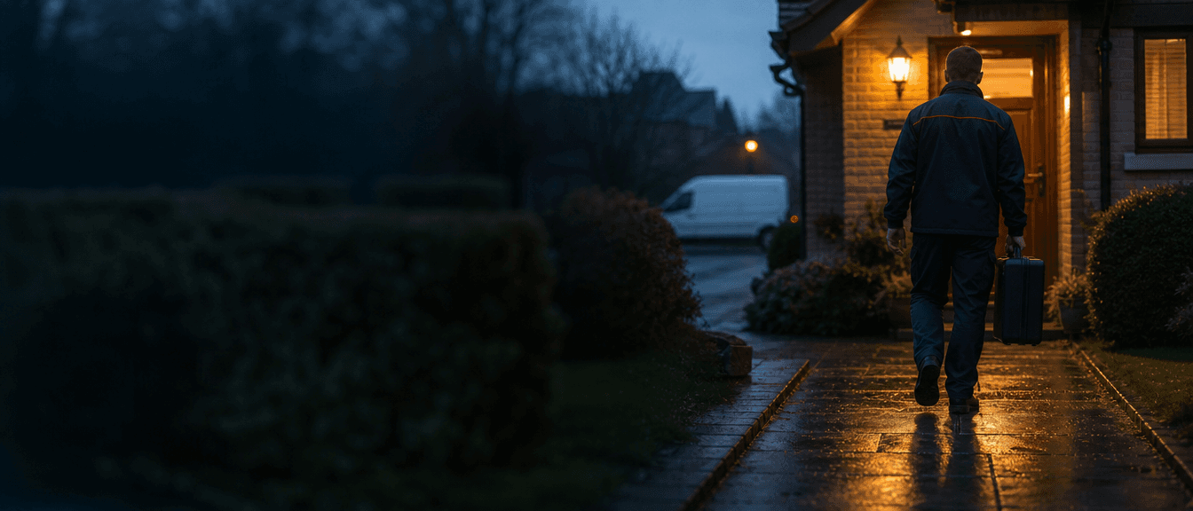 Мастер приезжает на срочный вызов